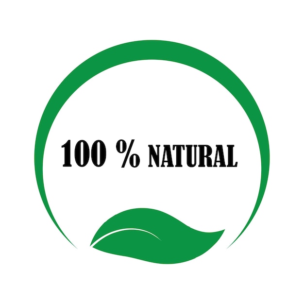 100 icona naturale