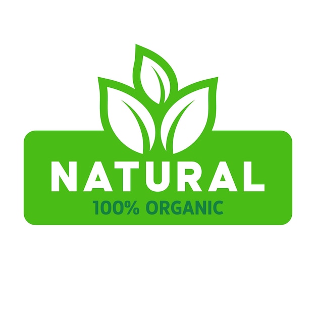 100 organic and natural label