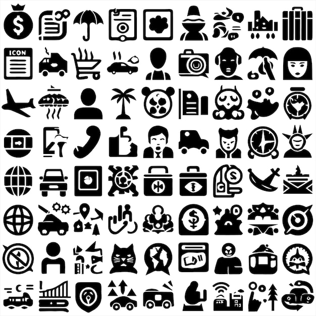 100 universal icons