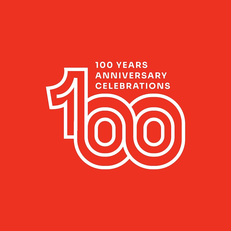Vector 100周年記念ロゴコンセプト