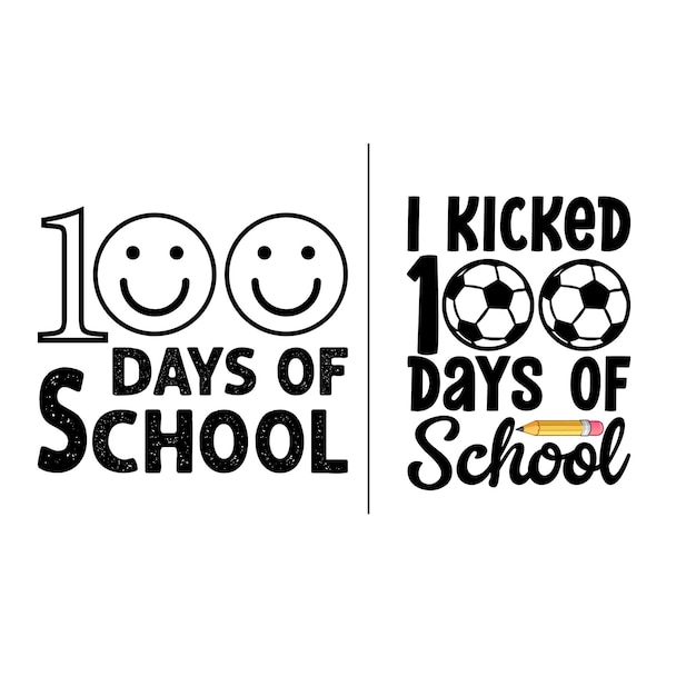 100days of school concept design