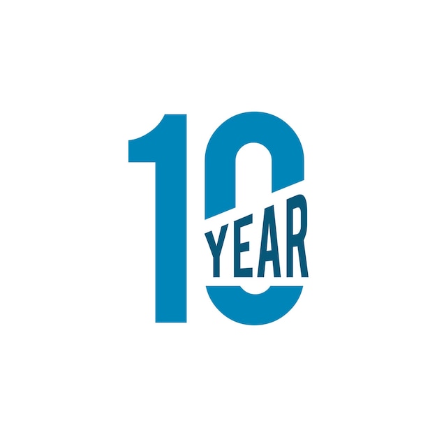 Vector 100th celebration anniversary logo design