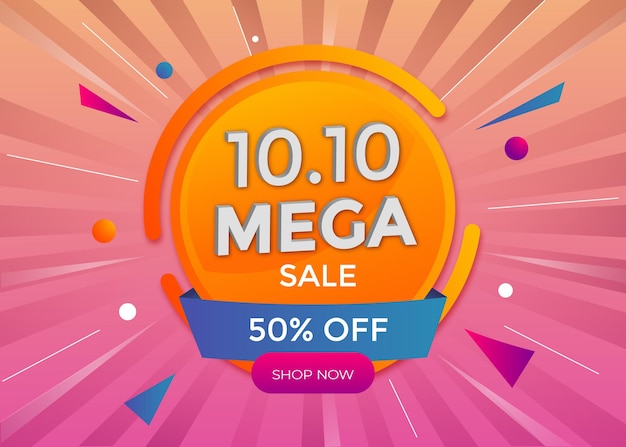 1010 mega sale abstracte gradiëntbanne