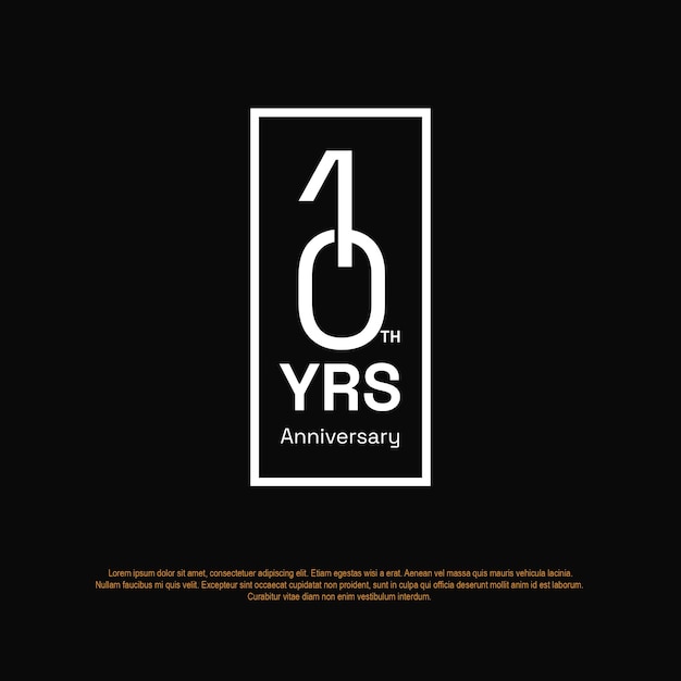 10th Anniversary design