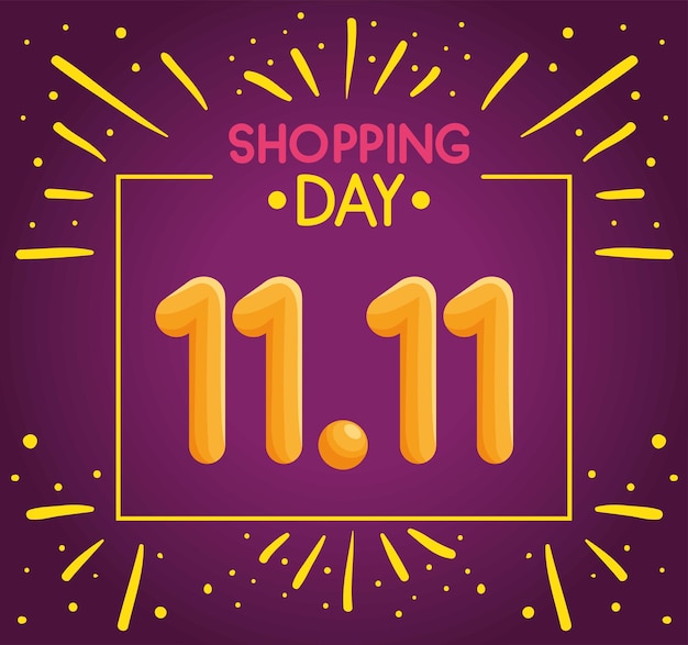 11 11 giorno di shopping colore viola