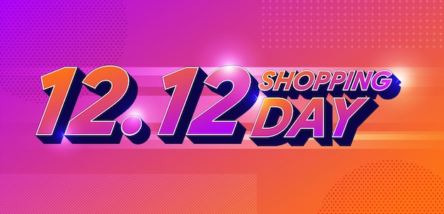 11.11 shopping day design banner di vendita