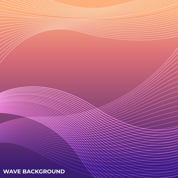 Vector 11 abstract wave background