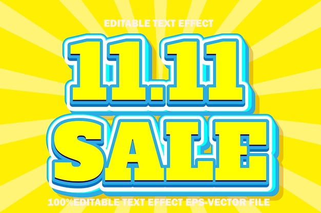 1111 Verkoop Bewerkbare tekst-effect 3D Emboss Gradient Style