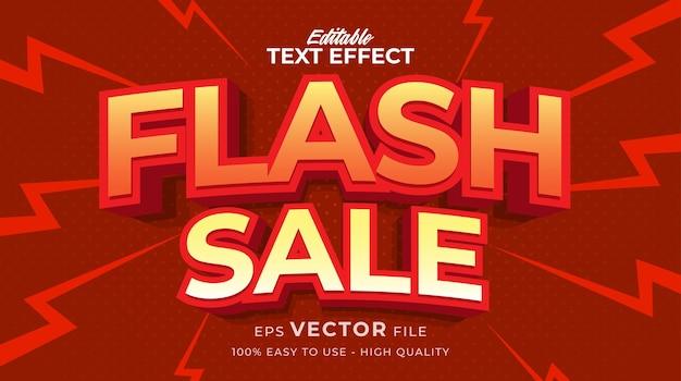 12.12 flash sale typography premium editable text effect