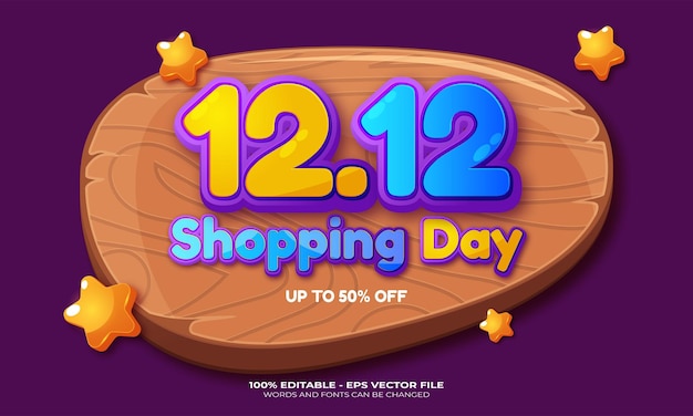 12.12 shopping day flash sale banner template design