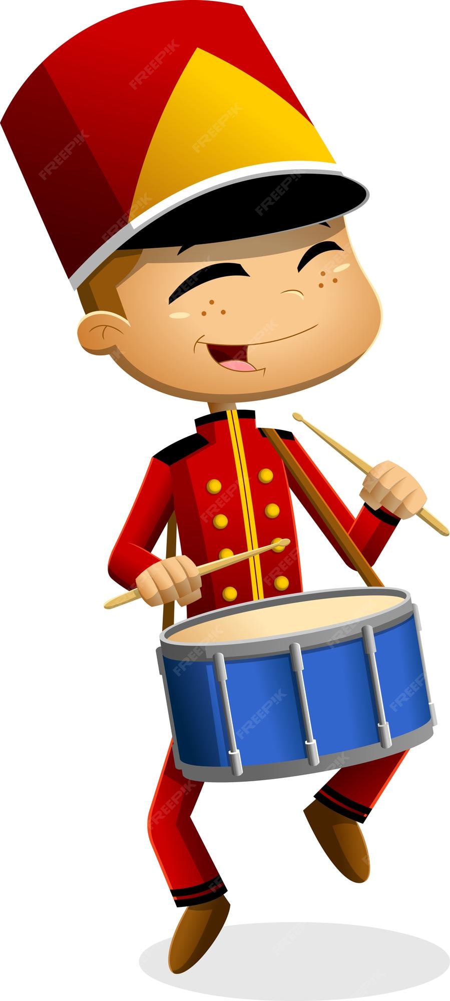 Premium Vector The 12 Days Of Christmas 12Th Day Twelve Drummers