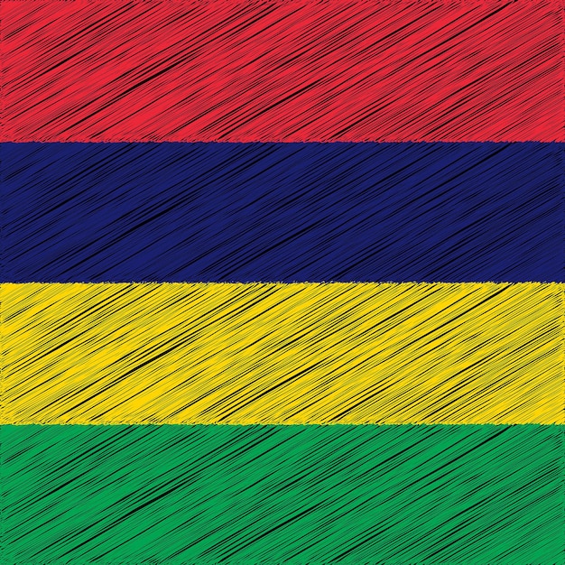 12 maart Mauritius Onafhankelijkheidsdag Vlagontwerp