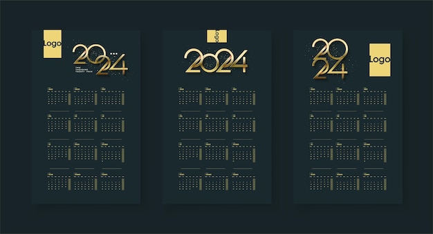 Настенный календарь на 12 листов в простой и современной тематике Календарь премиум-класса с сочетанием ярких цветов
