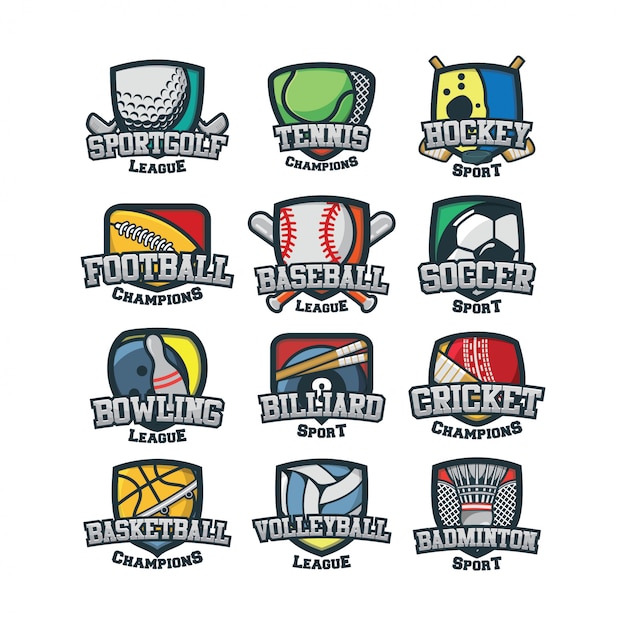 12 Логотип логотипа спорта