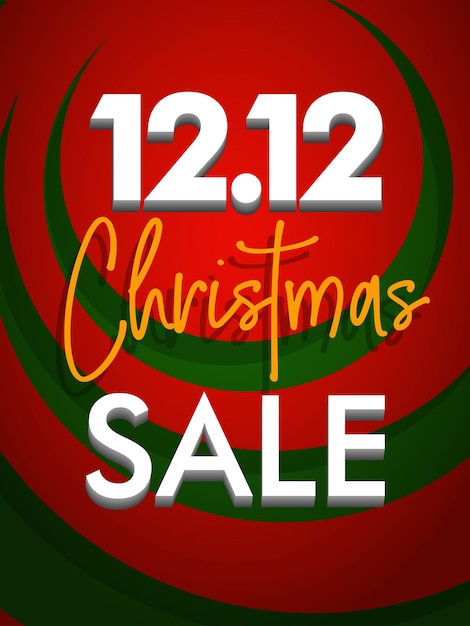 1212 Christmas Sale Poster