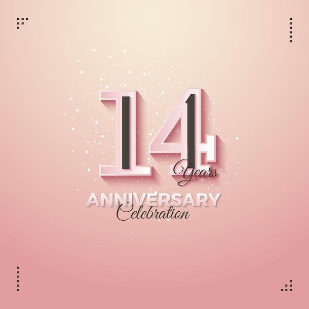 14° anniversario con numero univoco