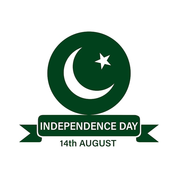 14th august pakistan independence day vector design or illustration eps and jpg file