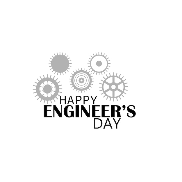 15 September Happy Engineer's day illustration ,Vector illustration.