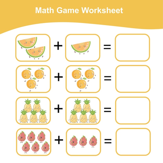 Vector 154 math game worksheet