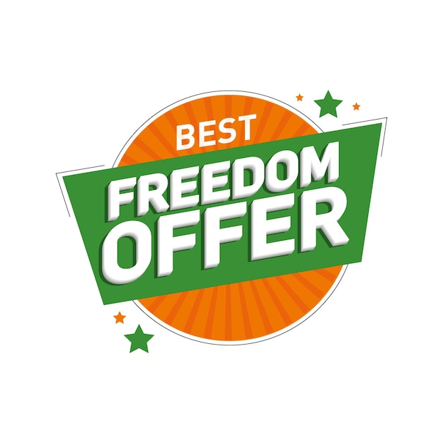 Vector 15th freedom sale on independence day of india, logo design, template, banner, , icon, poster, unit