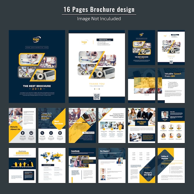 Design brochure aziendale di 16 pagine