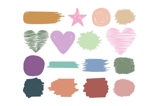 16 paint brush stroke svg bundle