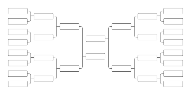 Tournament Bracket Stencil