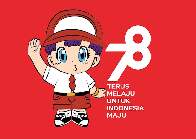17 agustus sjabloonachtergrond voor de onafhankelijkheidsdag van indonesië