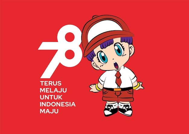 17 agustus template background for indonesia independence day