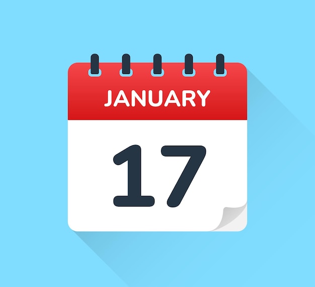 17 januari kalender.