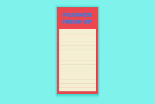 17 planner mockup