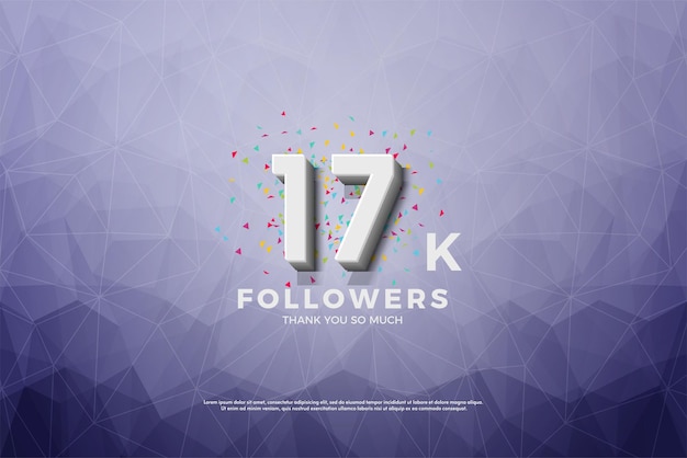 17k followers poster with standout texture.