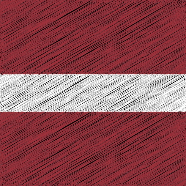 18 November Latvia Independence Day Flag Design