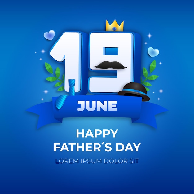 19 june father day card