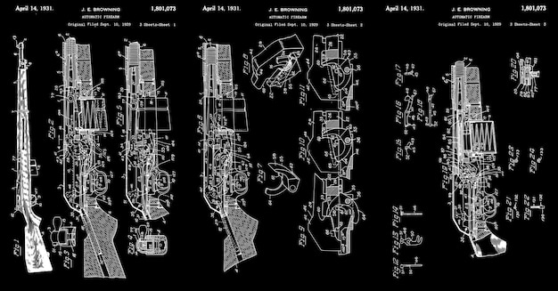 1931 Automatisch vuurwapenoctrooi art