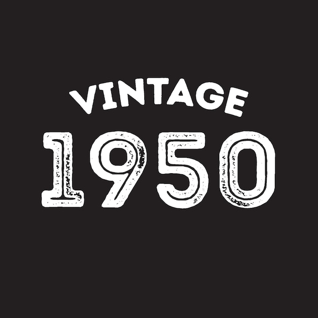 1950 vintage retro t-shirt ontwerp vector