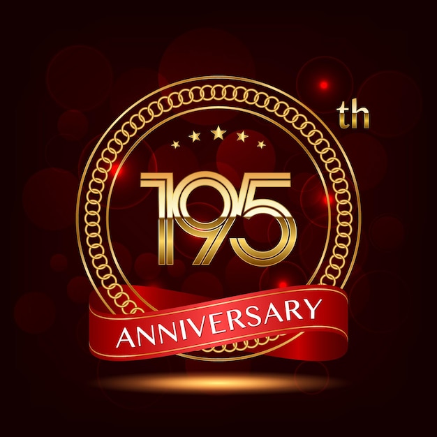 195th Anniversary logo design