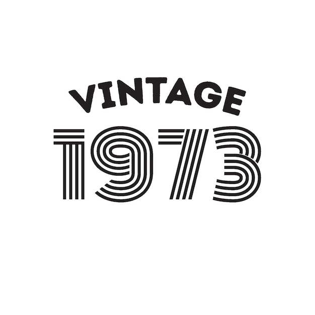 1973 vintage retro t shirt design,vector