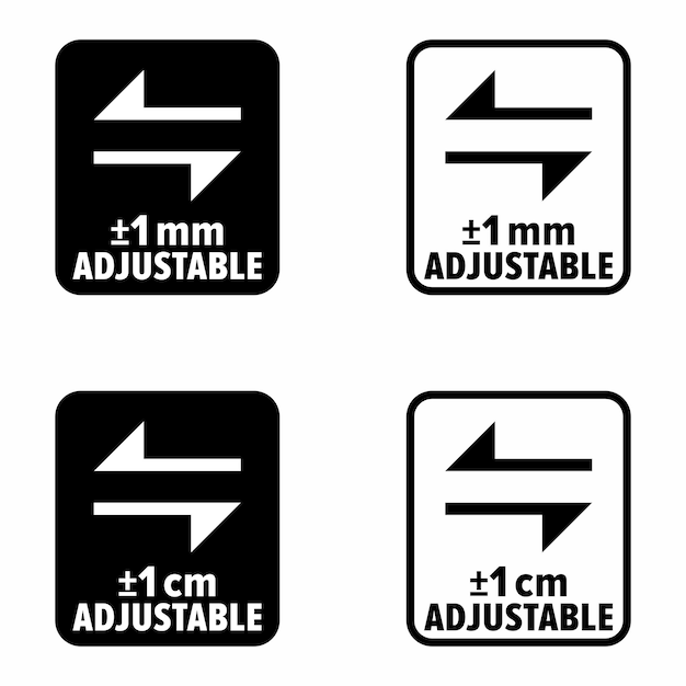 1mm Adjustable vector information sign