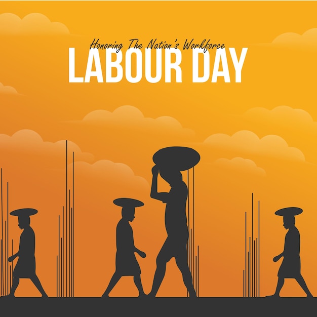 Il 1° maggio è la giornata mondiale del lavoro e l'illustrazione è un progetto vettoriale di mason che lavora sul cantiere.