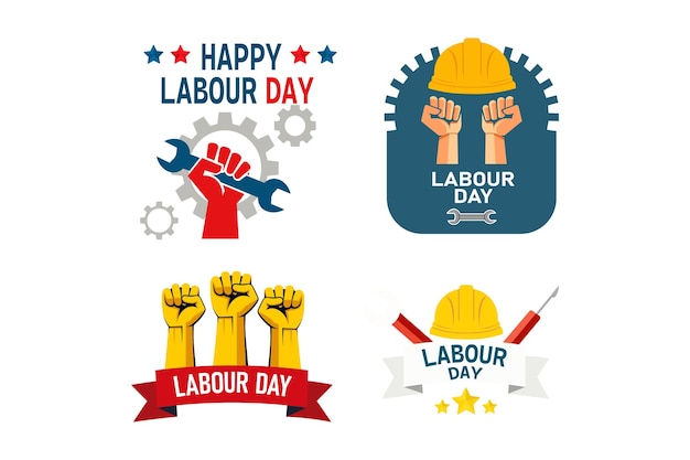 1st May Worker Protest Vector Illustration Sets workers protest day illustration labor protest day