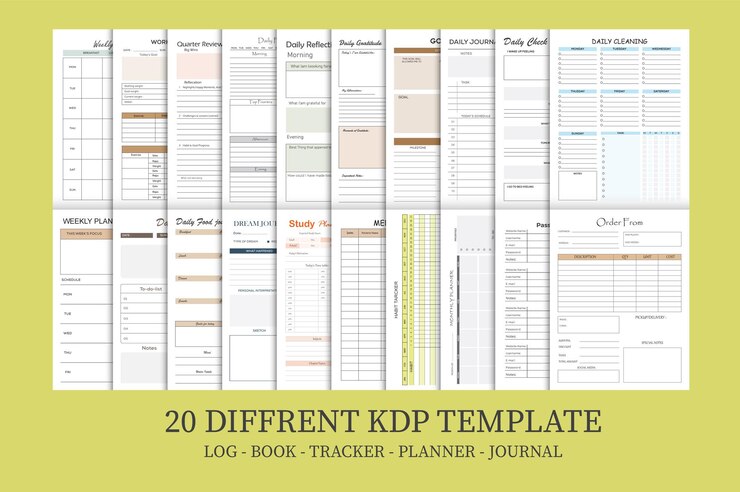 20 different style and unique Kdp interior template