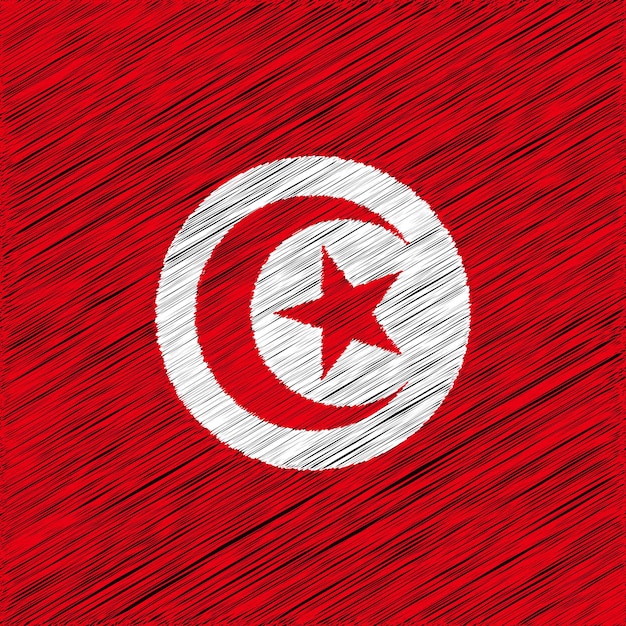 3월 20일 튀니지 독립 기념일 깃발 디자인