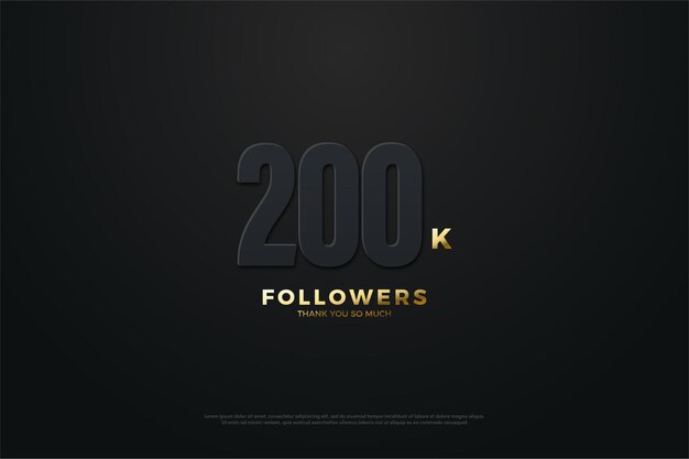 200k followers with dark numbers ..