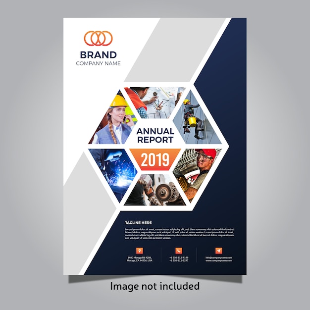2019 business annual report cover template