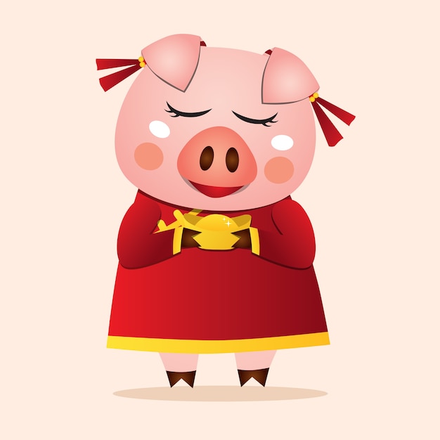 2019 китайский новый год свиньи