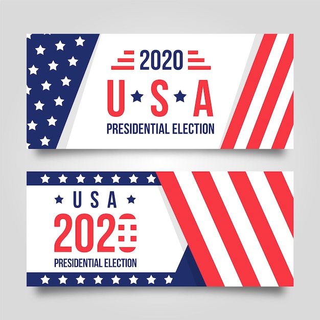 2020 Amerikaanse presidentsverkiezingen bannerthema