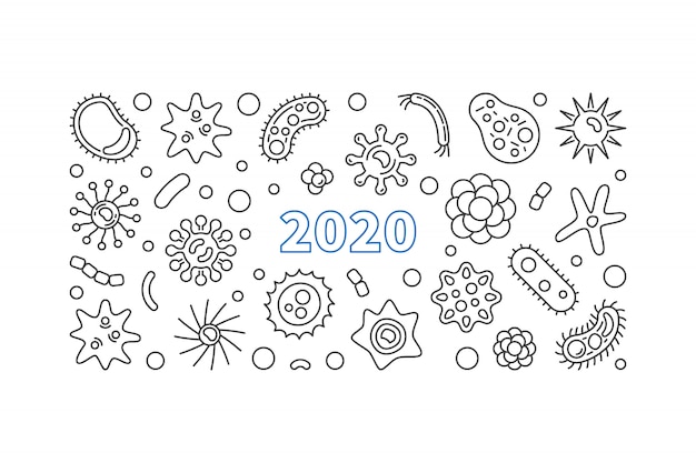 2020 bacteria outline