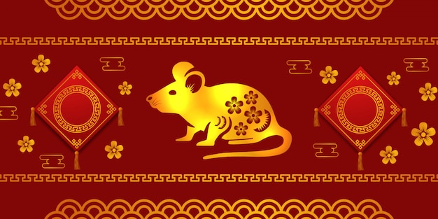 2020 chinese new year of rat or mouse