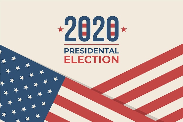 ベクトル 2020年米国大統領選挙の背景テーマ